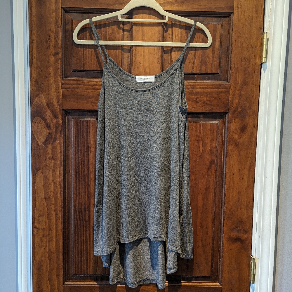 Carly Jean Spaghetti Strap Tunic Top
